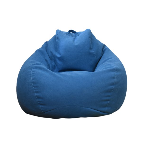 Stora små lata soffor cover, stolar utan fyllnadsdel Solstol Seat Bean Bag Blue M