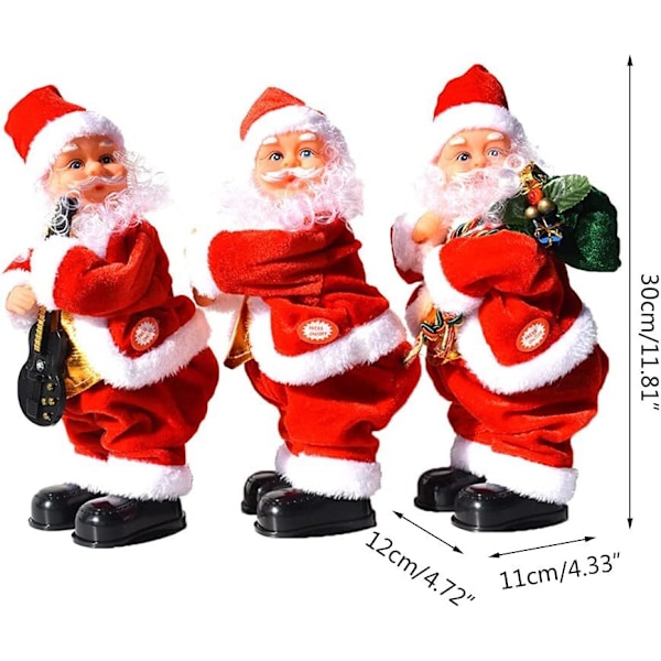 Twerking Tomte, Dansande Elektrisk Julplyschdocka Standing style