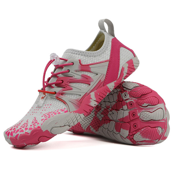 Unisex Vandresko til Mænd og Kvinder - Atletiske Vandsportsko, Barefodssko, Aqua Sko, Svømmesko, Strand Sko Dark Pink 40