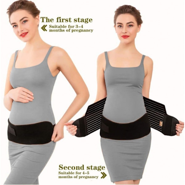 Mavebånd til Gravide, Åndbar Abdominal Binder, Rygstøtte M