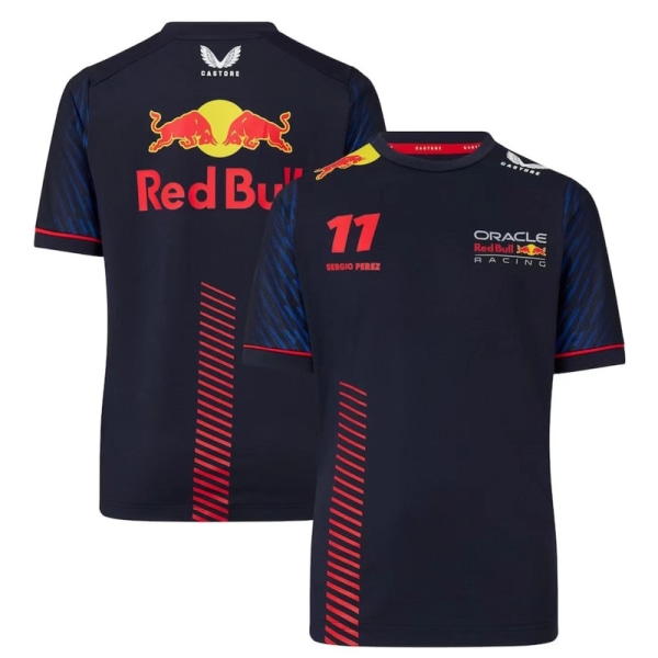 F1-kilpa-moottoripyörälyhyt hiha, nopeasti kuivuva pyöreäkauluksinen lyhythihainen T-paita Color#8 XL