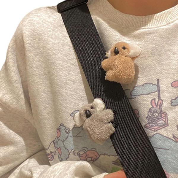 2 st Koala Hårklämmor, Söta Flickors Hårnålar Hårtillbehör