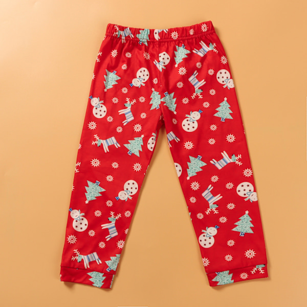 Perheen joulupyjamat Joulupukkipyjamat Yhdistelmät child red 8-9Y