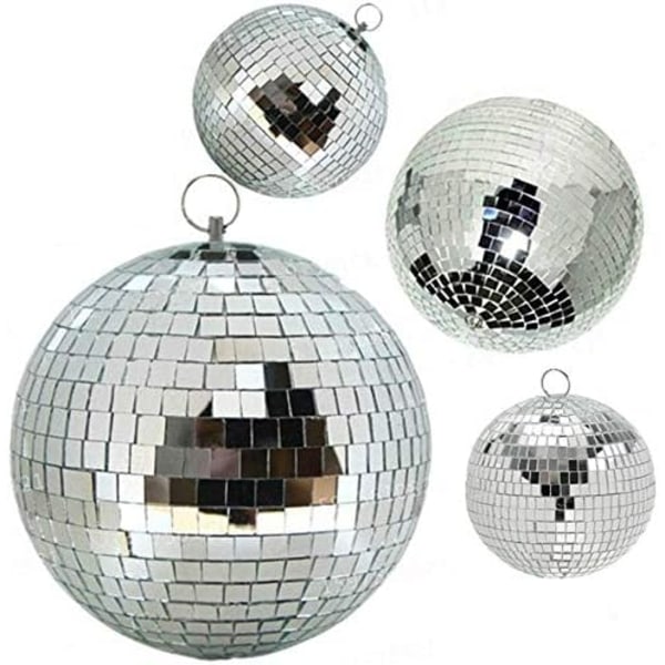 Peilidiscokuula, Kylmä ja Hauska Hopea Riippuva Juhla Discokuula 30cm
