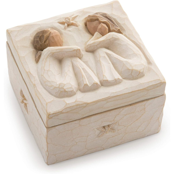 Willow Tree Vennskapsminneboks Square couple box