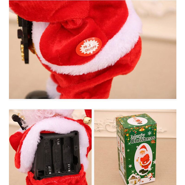Twerking Tomte, Dansande Elektrisk Julplyschdocka Standing style
