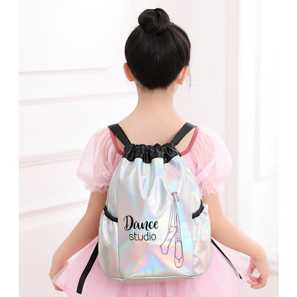 Jente Laser Skinnende Ballet Danseposer silver