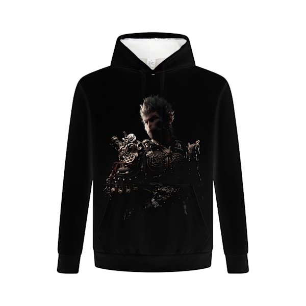 Svart Myth Wukong Goku Gud Gensersweatshirt STyle5 S