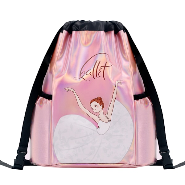 Piger Laser Skinnende Ballet Danseposer pink Printing 1