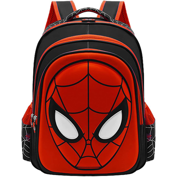 3D Spider-Man Skolesekk Vanntett Lett Skolesekk for Gutter og Jenter B