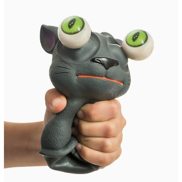 Flippy Frog Squishy Ögon-Poppande, Klämma Fidget Leksak Stressavlastning Tom Cat