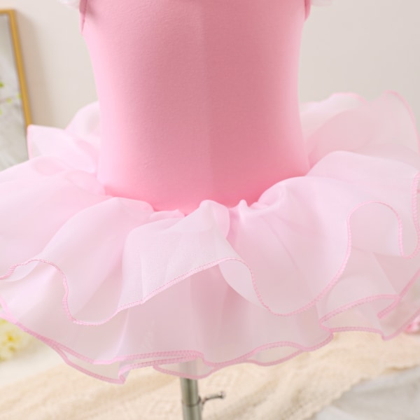 Leotard til Piger Ballet Dans Tutu Skørt Kjole 110cm