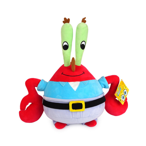 Svampebob Patrick Stjerne, Snegl Plyslegetøj Mr. Krabs-38cm