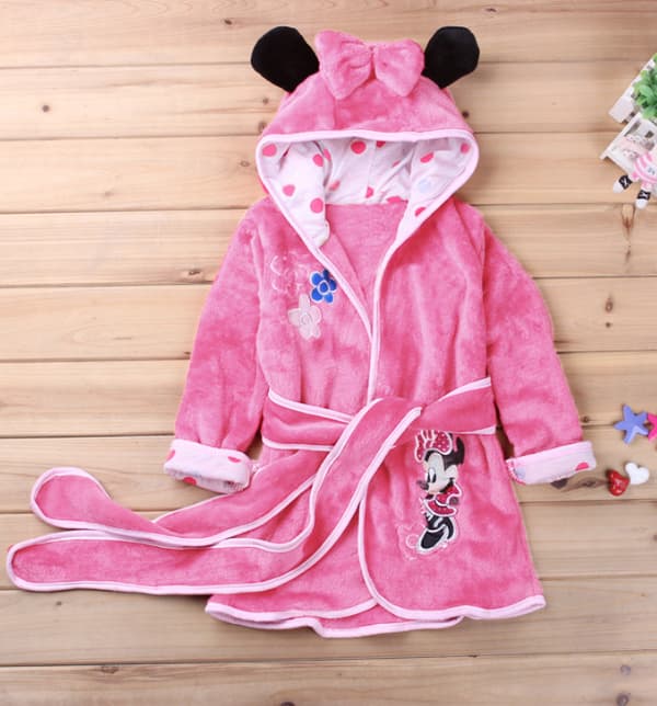 Efterårs- og vinterbørnepyjamas - Varme pyjamas til piger i flanel pink 90