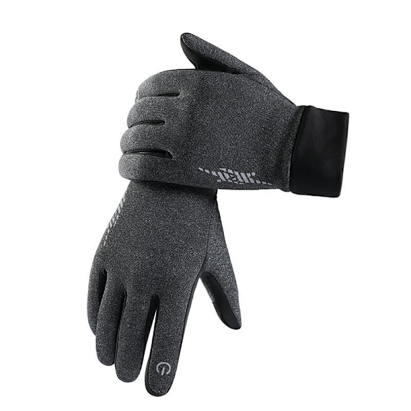 Kid Gloves Barnens Pekskärmsvantar - Vintervarma Handskar för Kallt Väder grey