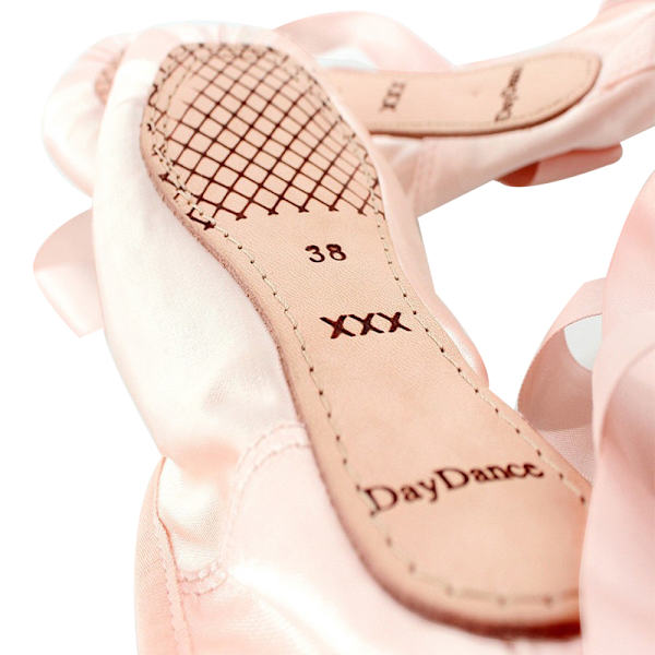 Professionelle Ballet Slippers Dansesko Ballet Pointe Sko med Tåpudebeskytter Red 41