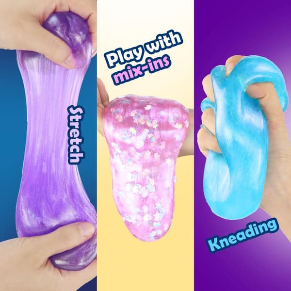 4-pack DIY Slime-kit 72oz, Stressavlastande Leksak för Barn & Vuxna