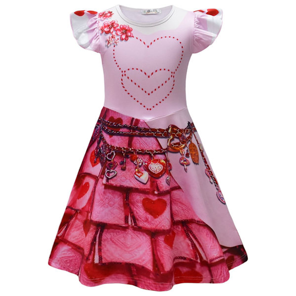 Descendants 4 The Rise of Red Kostyme, Jente Rosa Kjole 130