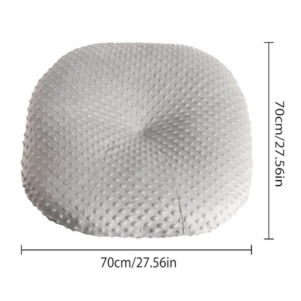 Nyfödd Loungeröverdrag, Avtagbart och Ultra Mjukt Passande Baby Loungeröverdrag grey