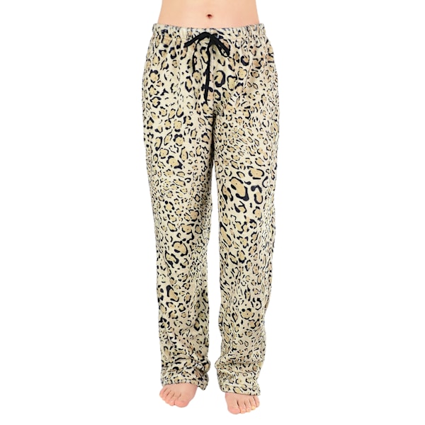 Julepyjamas for kvinner - Avslappet og komfortabel nattøy leopard print M
