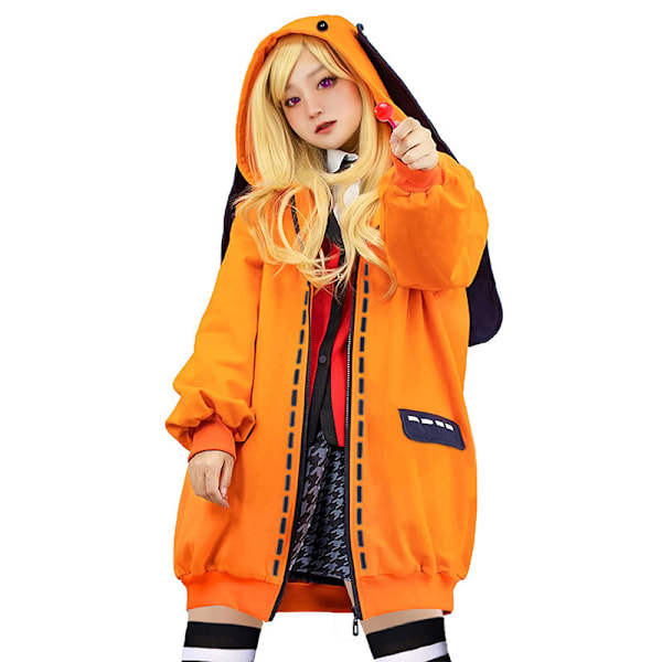 Anime Runa Cosplay Kostym Kaninöron Hoodie XXL