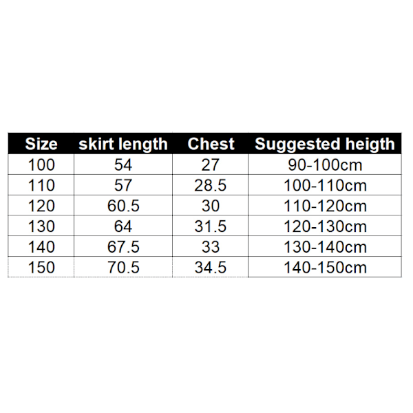 Marihønekostyme Jenter Marihønekjole Marihønekostymer 150cm