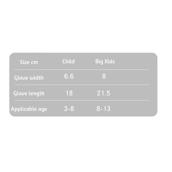 Barnens Vantar Cartoon Fluorescerande Utomhus Cykling Dinosaurie Varma Skidvantar blue 3-7 years old