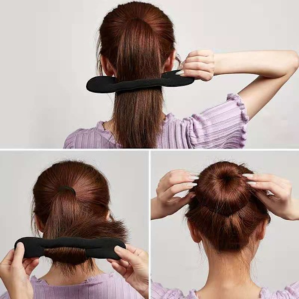 Magic Hair Bun Maker - Sienen hiusvaahdon kiertäjä Helppo täydellinen nutturaväline L
