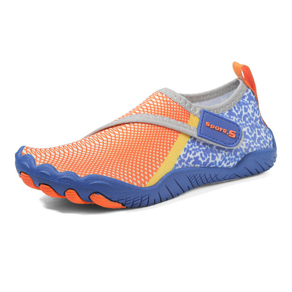 Vattenskor för barn,Lättviktspool simning Beach Sport Aqua Skor Orange Blue 39