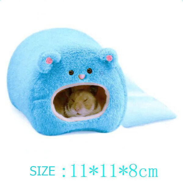 Rotan Hamsteri Lämmin Vuode Koti Majoitus Ripustuva Hampuuri Söpö Leikkikalu Pesä blue