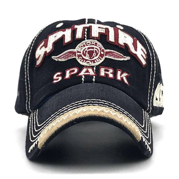 Basebollkepsar för män och kvinnor Streetwear Snapback Broderi Casual Hip Hop Cap Grey