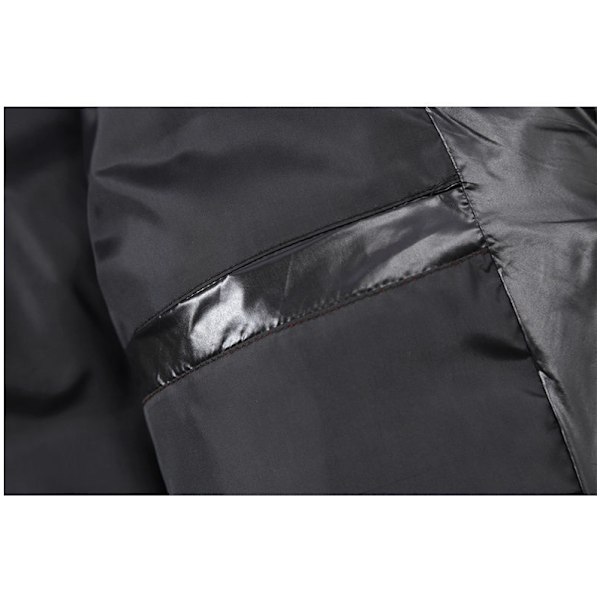 Herrar Blank Downjacka Vinter Tjock Värmejacka black L