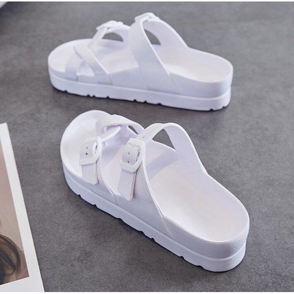 Naisten Platforma Sandaalit Mukavat white 41