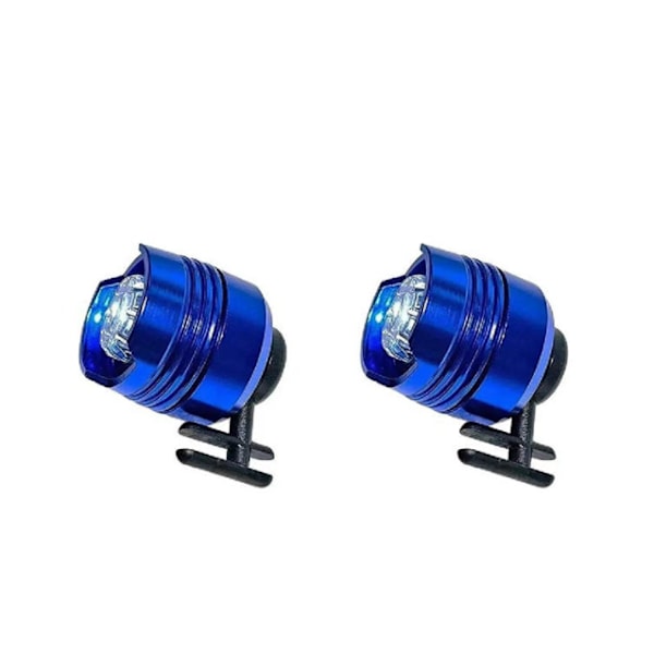 1 Par Hodelykter For Crocs Mini Lights Morsomme Skotilbehør Blue