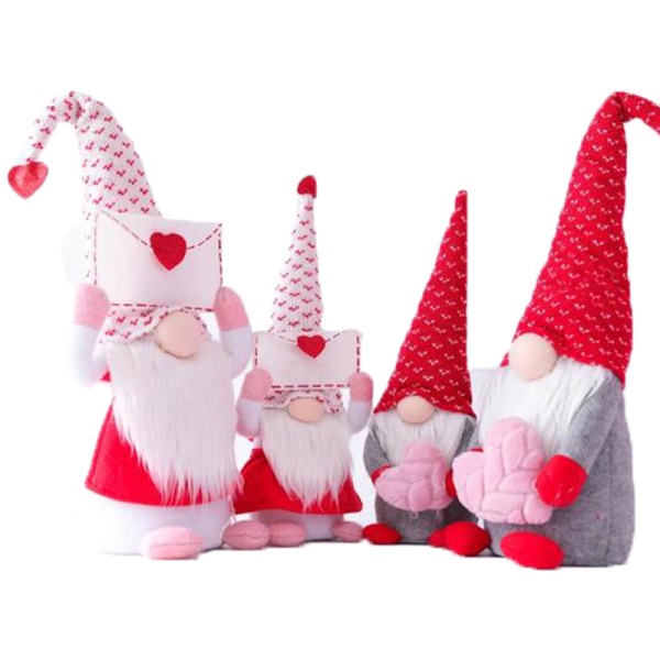 Valentine's Gnome Kuvert Kärlek Ansiktslös docka Women S