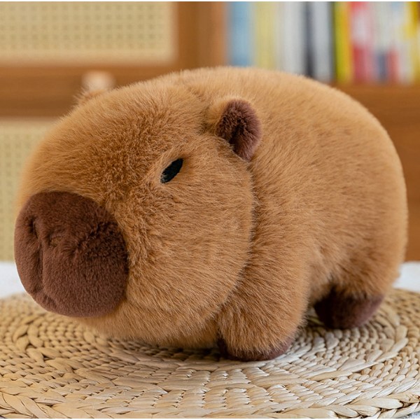 Capybara i Avocado Plushie Blød Fuzzy Skjul i Plys Kastpude 46cm