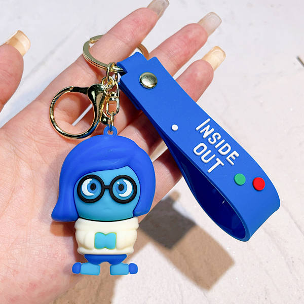 Inside Out 2 Fidget Figur Nyckelring blue