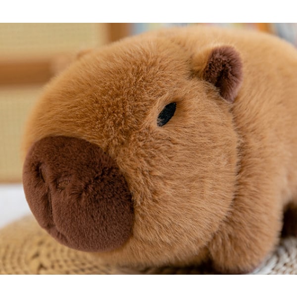 Capybara i Avocado Plushie Blød Fuzzy Skjul i Plys Kastpude 46cm