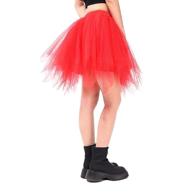 Tutu for kvinner - Karneval, ballett, Halloween, kostyme red