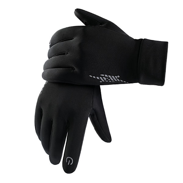 Kid Gloves Barn Touchscreen Hansker - Vintervarme Hansker for Kaldt Vær black