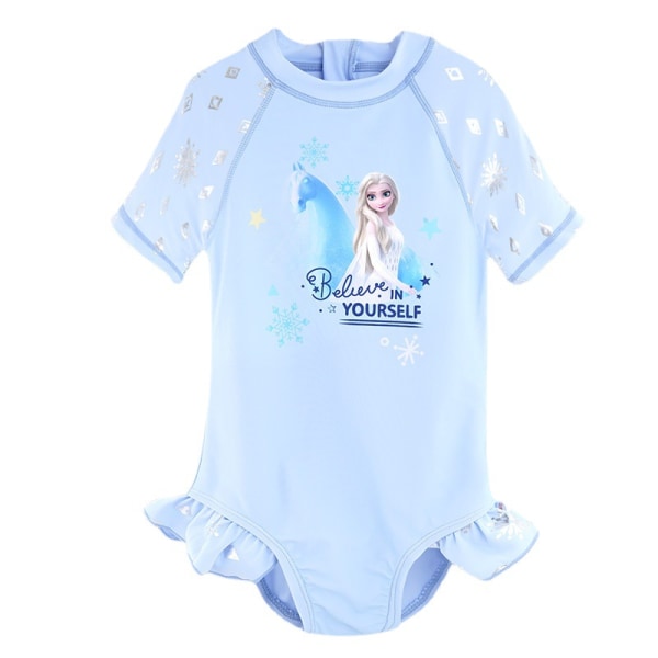 Badedrakt for jenter - Prinsesse Aisha, endelte Blue 110cm