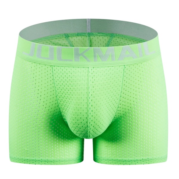 Herrunderkläder Boxershorts Mesh Herrunderkläder med vadderade höftkuddar Green L