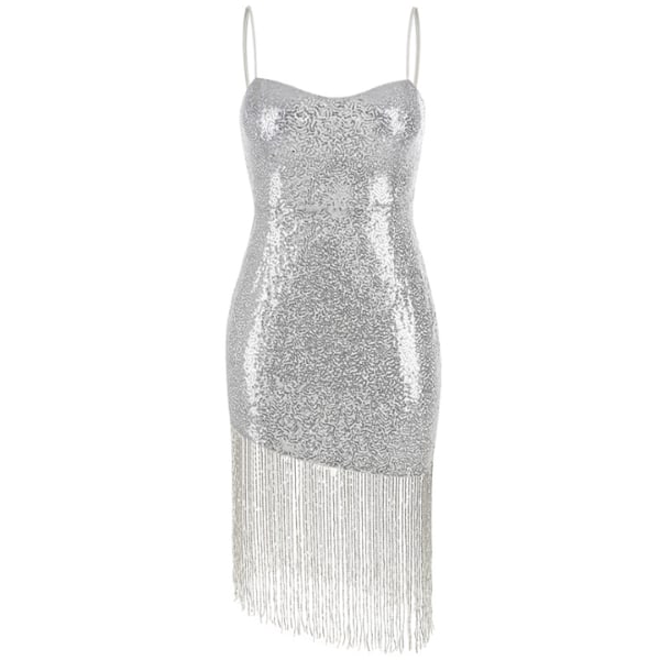 Naisen Rypytetty Bodycon-Mekko Rintahihnalla Lyhyt Mini Lyijykynä Seksikäs Mekko S