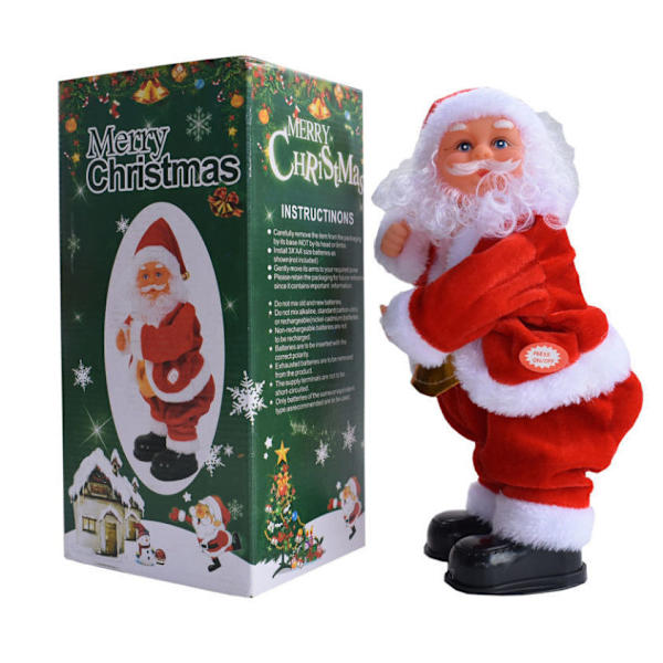Twerking Tomte, Dansande Elektrisk Julplyschdocka Standing style