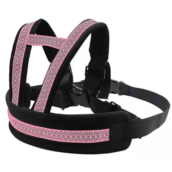 Universal Motorsykkel Sikkerhetsbelte For Barn Stropper Sete Sele Justerbar Barn Refleks Design Pink