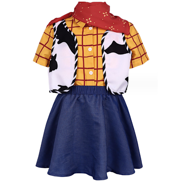 Toddler Girls Boys Cowgirls Cosplay Halloween Party Dress Up girl 130