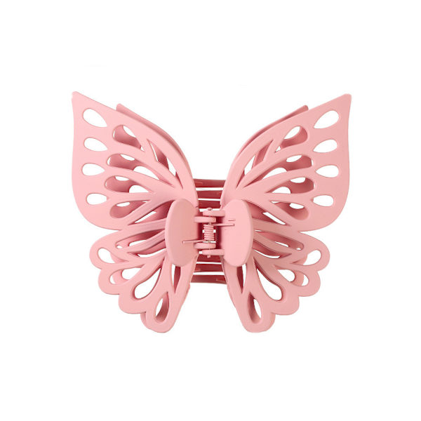 Store Butterfly Hårklemmer For Kvinner Klø-Klipp Hodeplagg Hårklipp pink