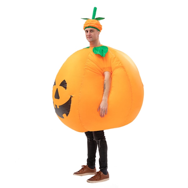 Kurpitsa Ilmapuku Aikuisten Hyppyasu Halloween Cosplay Asuste