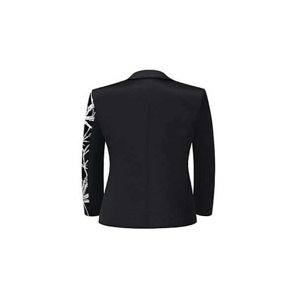 Pojkars Slim Fit Kostymjacka, Smokingjacka, Formell silver 6
