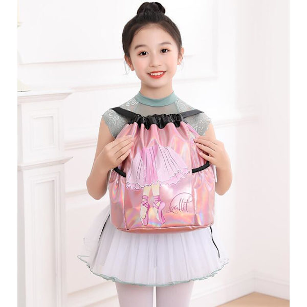 Jente Laser Skinnende Ballet Danseposer pink Printing 2